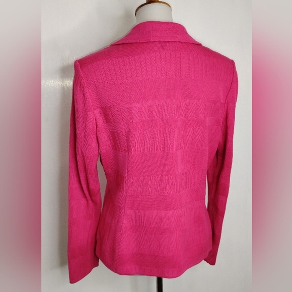 PINK MING WANG KNIT JACKET - Picture 7 of 9